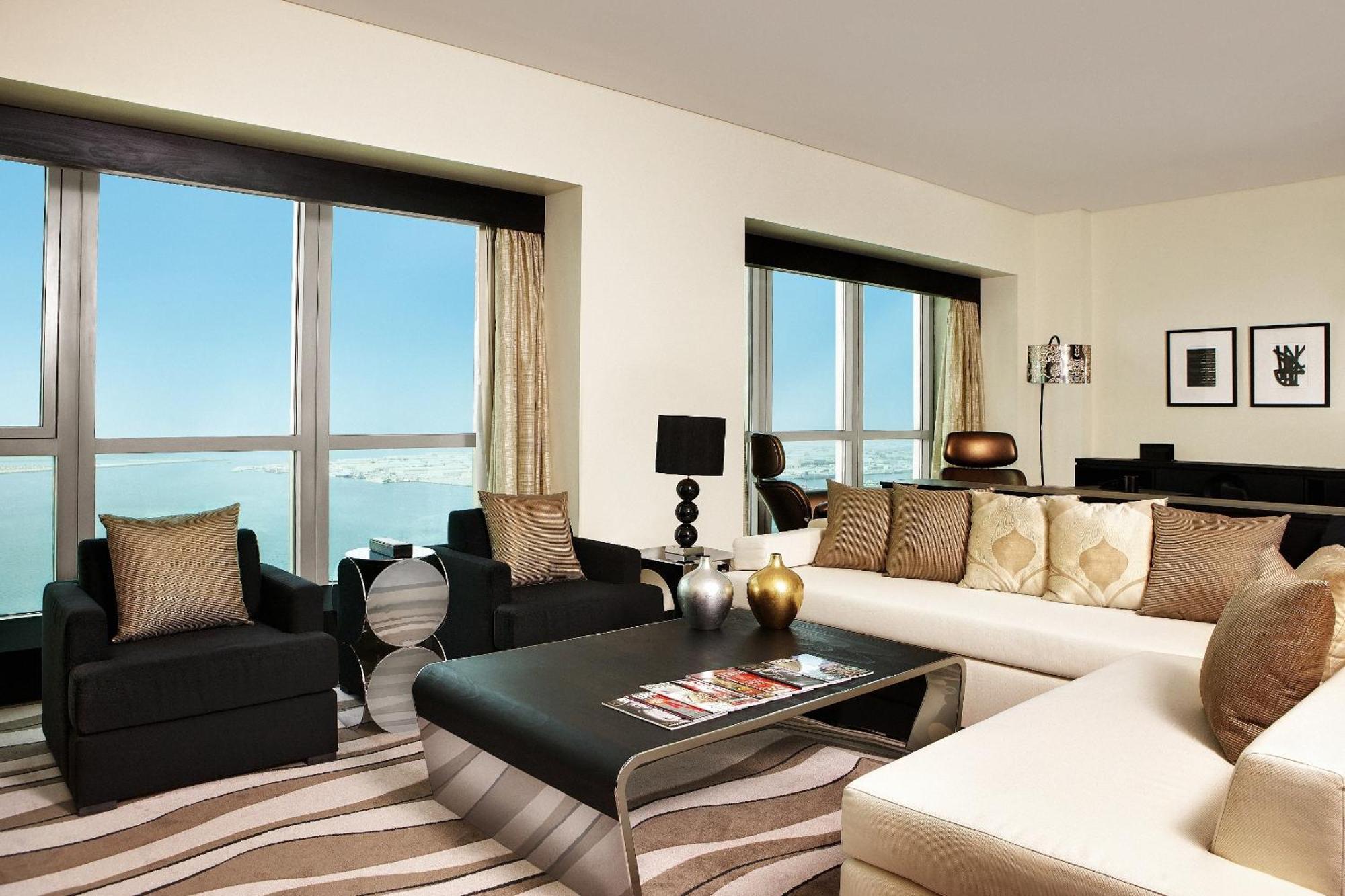 Sofitel Abu Dhabi Corniche Hotel Exterior photo A living room at the Jumeirah Emirates Towers Hotel